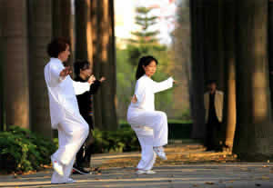 Xian Tour of Learning Tai Chi 