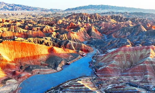 Silk Road Tours: 6 Days Zhangye Jiayuguan Dunhuang Tour Package by Bullet Train