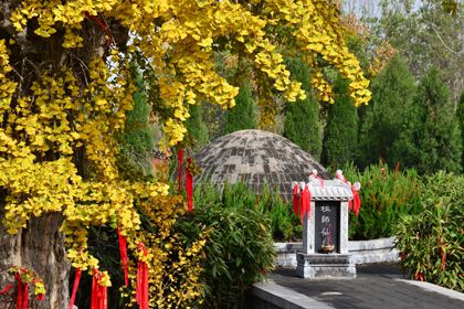 Chongyang Palace, a venerable Taoist temple where Wang Chongyang, a forefather of Taoism culture, learned Taoism doctrines and was later buried. 