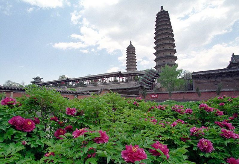 Taiyuan_attractions_twin_pagoda_temple