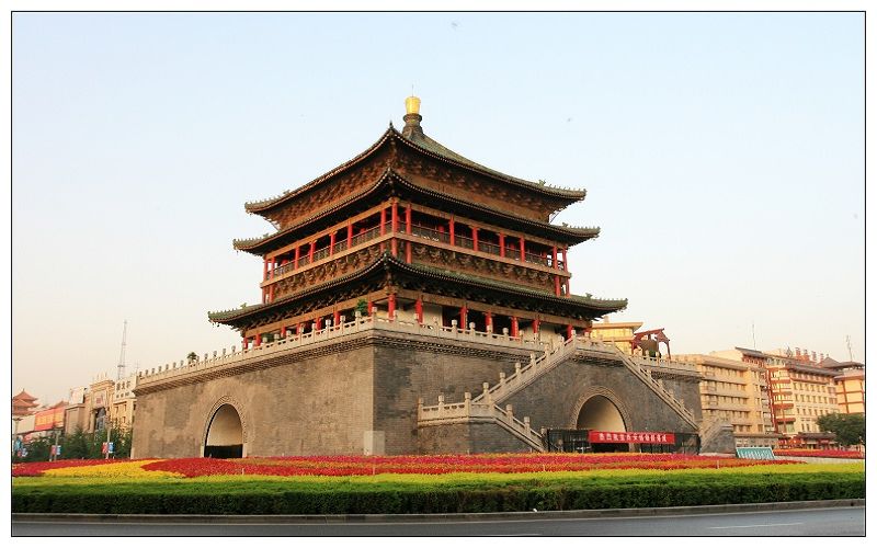 xian private tours with Bell Tower1.jpg
