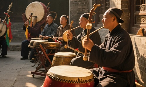 Traditional-drum-music-xian