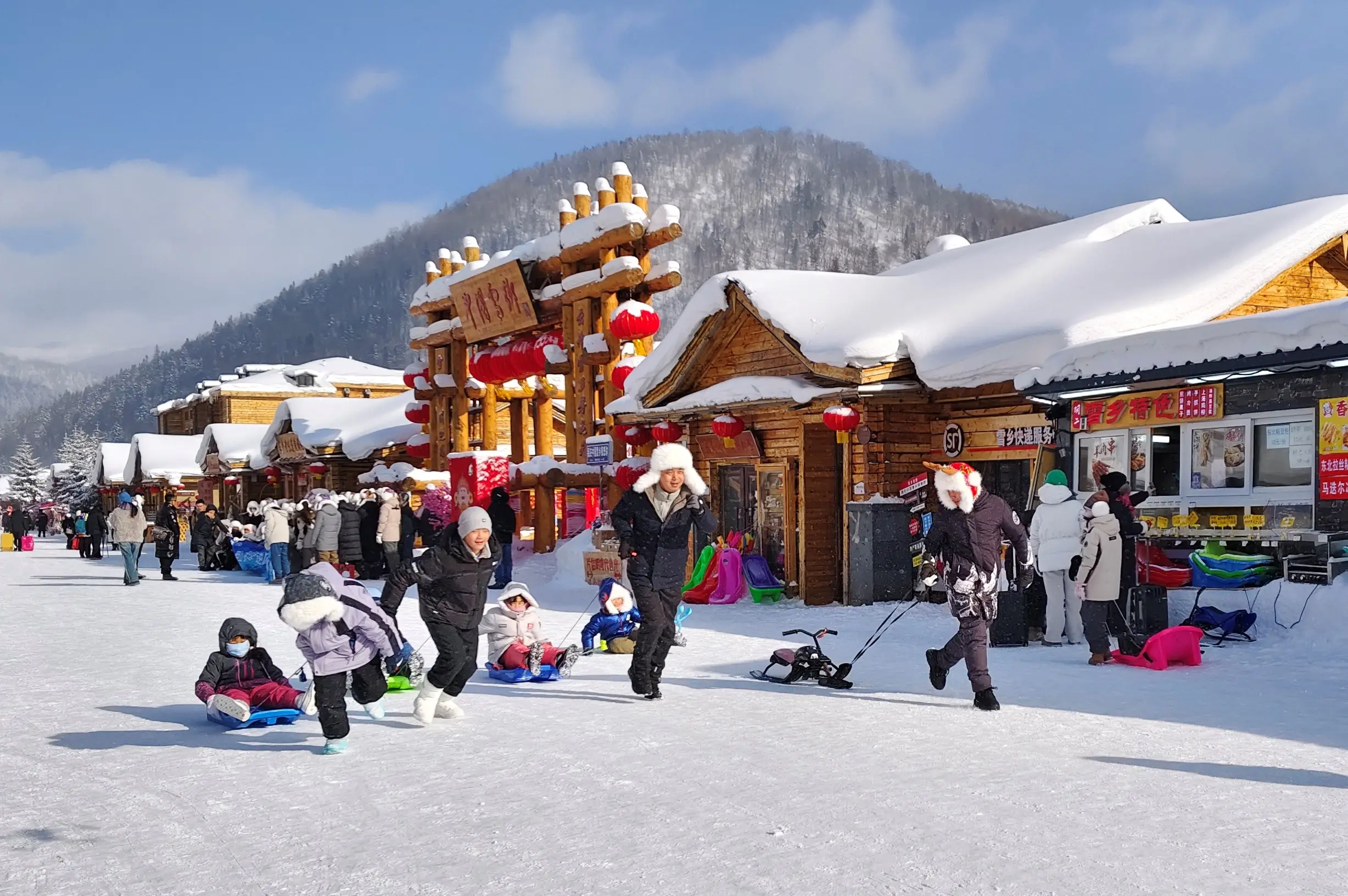 Xinjiang-Snow-Village1